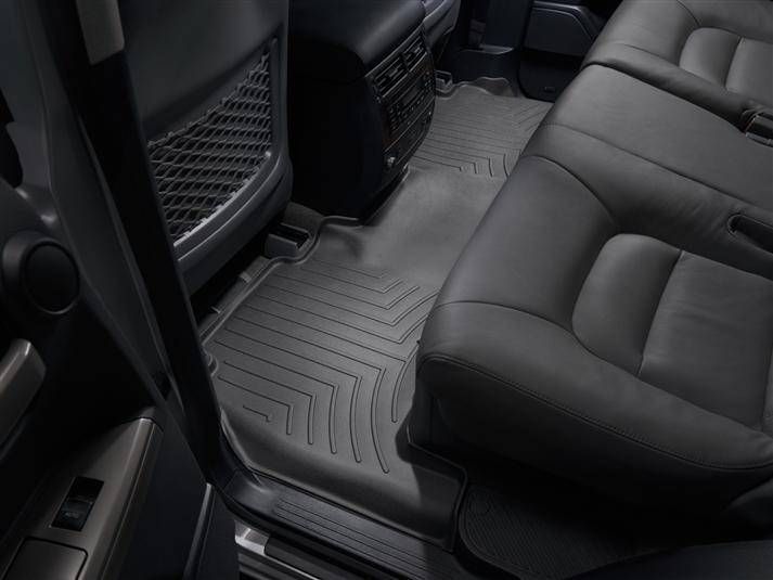 3D килимки для Toyota Land Cruiser 200, Lexus LX 570 2007- чорні задні WeatherTech 441572 46837 фото