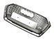 Решетка радиатора на Audi Q5 2016-2020 в стиле RSQ5 Silver Chrome 427351 фото 2