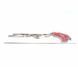 Автологотип шильдик эмблема Dodge SRT Hellcat Head red chrome 265837 фото 2