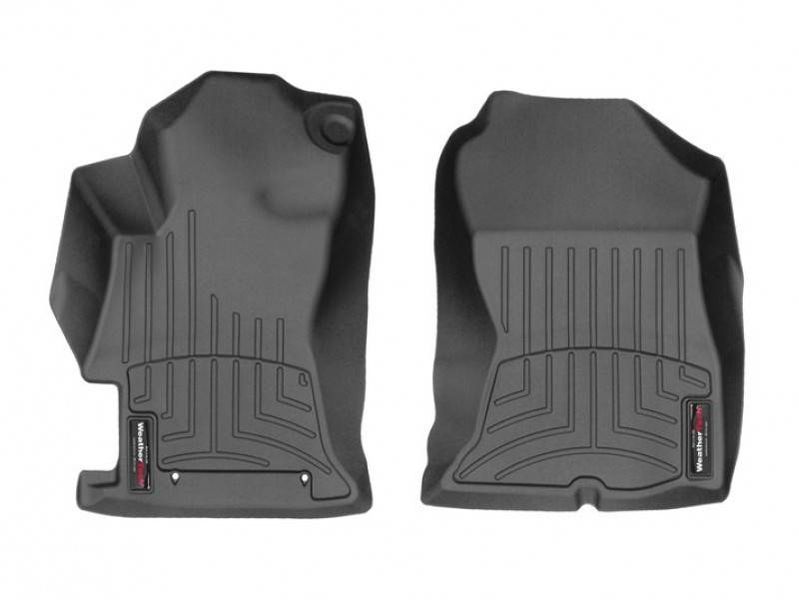 3D коврики для Subaru Impreza, XV, Crosstrek 2017- черные передние WeatherTech 4411071 98328 фото