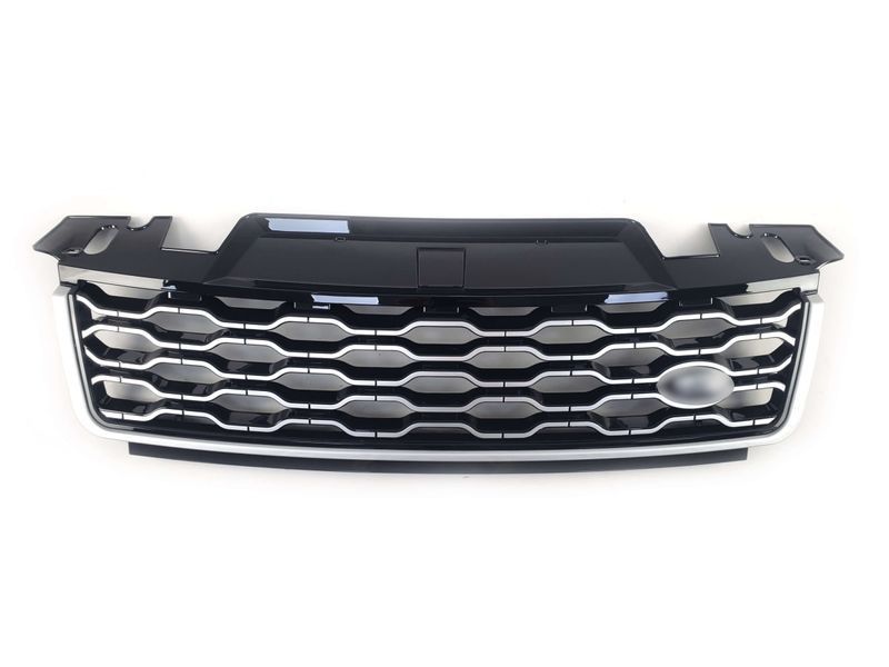 Решітка радіатора на Land Rover Range Rover Sport 2017-2022 Black Silver 427698 фото