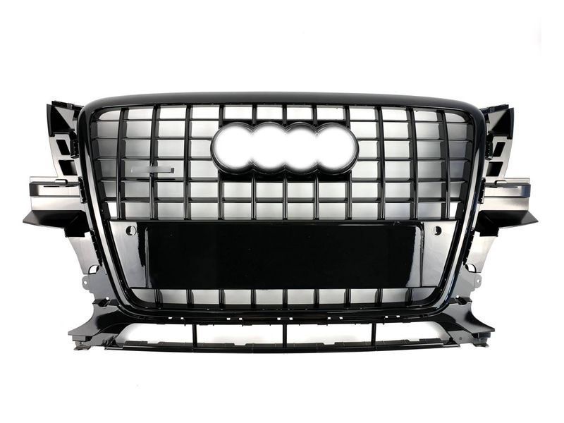 Решетка радиатора на Audi Q5 2008-2012 в стиле SQ5 Black 427418 фото