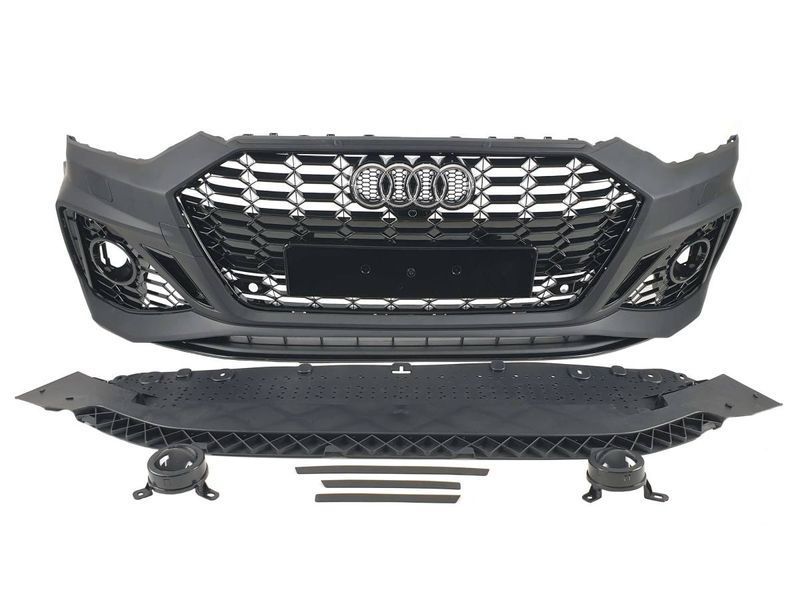Передній бампер на Audi A5 2016-2020 стиль RS5 2020 під дистронік 429860 фото
