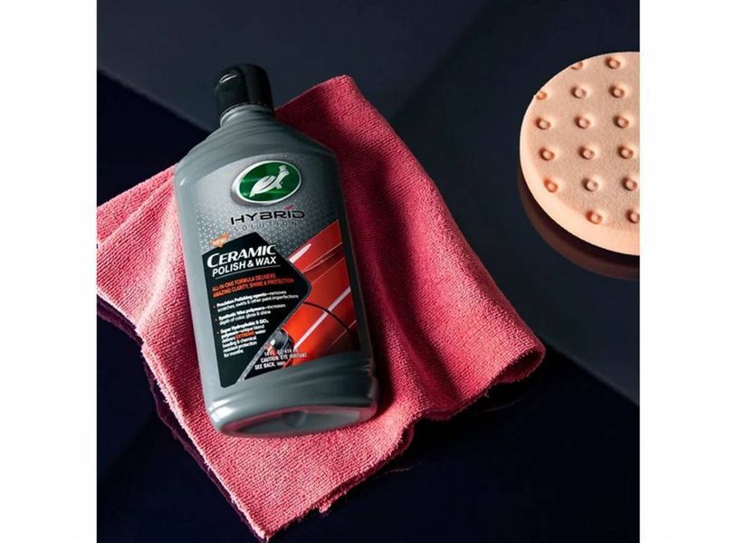Керамічний акриловий поліроль Turtle Wax Hybrid Solutions Ceramic Black Polish 500 мл 340918 фото