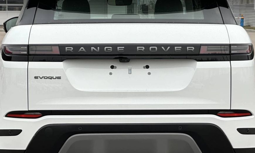 Автологотип напис Range Rover Evoque L551 2018- на кришку багажника чорний глянець 418210 фото