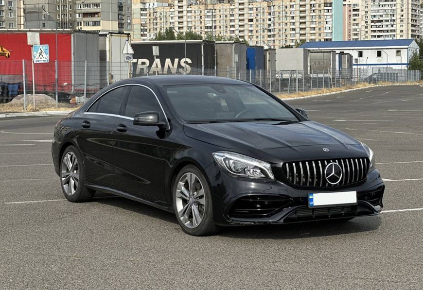 Комплект обвісу передній і задній бампер на Mercedes CLA-class C117 2013-2017 стиль CLA45 AMG 428571 фото