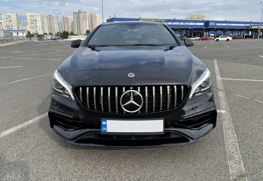 Комплект обвісу передній і задній бампер на Mercedes CLA-class C117 2013-2017 стиль CLA45 AMG 428571 фото