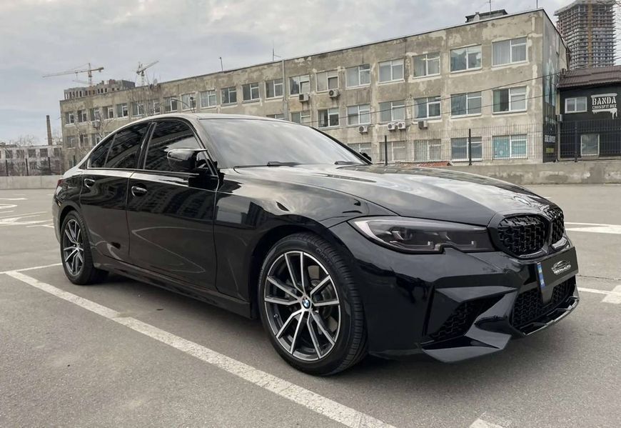 Передній бампер на BMW 3 G20, G21 2018-2022 стиль M2 428714 фото