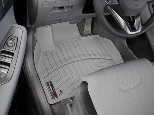 3D килимки для Hyundai Palisade 2020- cірі передні WeatherTech 4615781 240154 фото