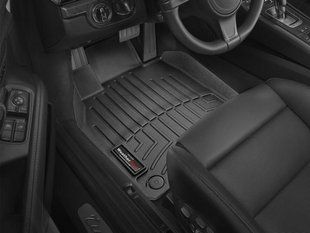 3D килимки для Porsche Boxter, Cayman 2010-2015 чорні передні WeatherTech 447241 232963 фото