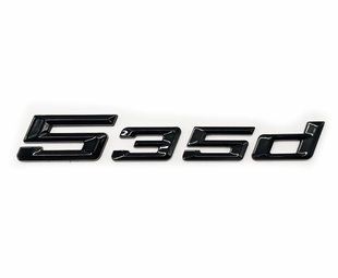Автологотип емблема напис BMW 535d G60, G61 2023- Black Shadow Edition 425121 фото