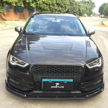 Карбоновий дифузор переднього бамперу для Audi A3 2012-2017 Hatchback під замовлення Carbon356716 356716 фото