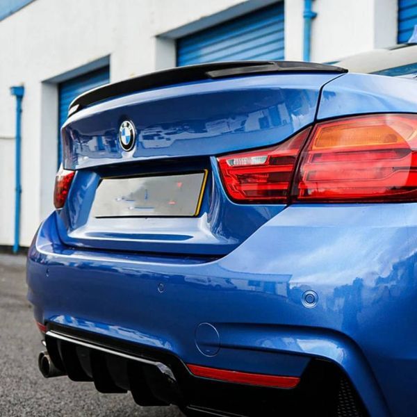 Спойлер на машину BMW 4 F36 Gran Coupe 2014-2019 в стиле M-Performance черный глянец 395250 фото