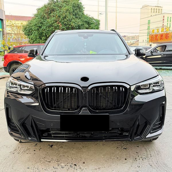Решетка радиатора на BMW X3 G01 2022- M-Look Black черный глянец 429059 фото