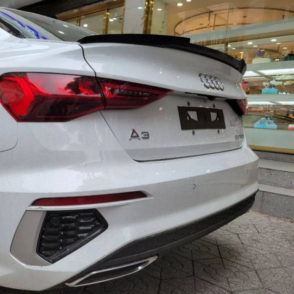 Спойлер на машину Audi A3 2020- Sedan M4 style черный глянец 431251 фото