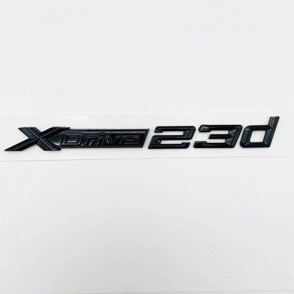 Автологотип емблема напис BMW Xdrive 23d Black Shadow Edition 401256 фото