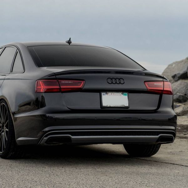 Автологотип емблема чорні кільця Audi A6 C7 2011-2018 Black Edition на кришку багажника 80A853742AT94 232917 фото