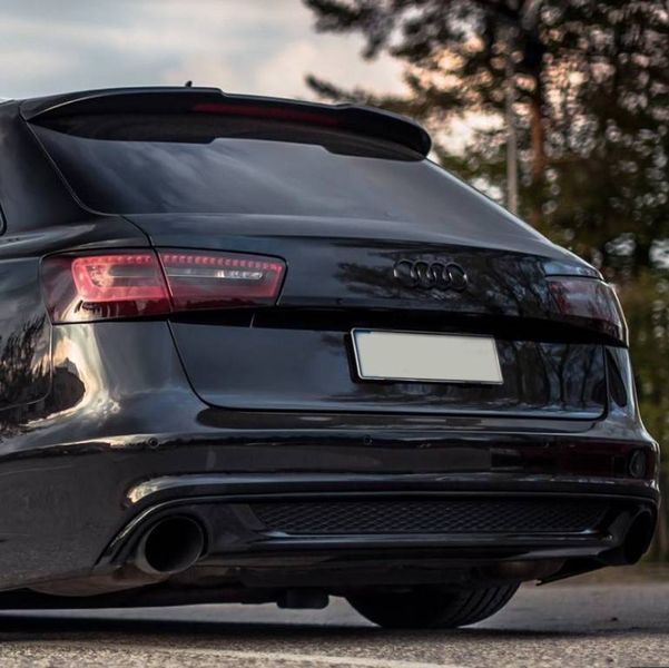 Автологотип емблема чорні кільця Audi A6 C7 2011-2018 Black Edition на кришку багажника 80A853742AT94 232917 фото