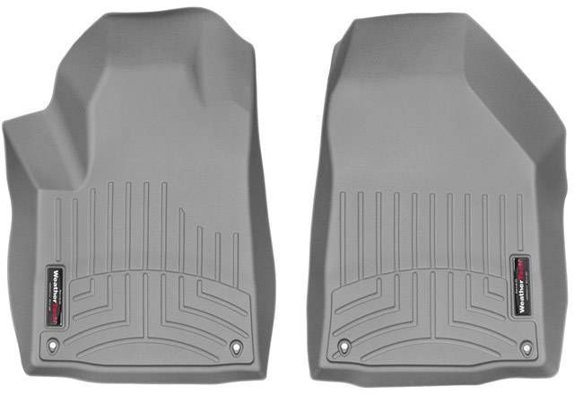 3D коврики для Jeep Cherokee 2015- cерые передние WeatherTech 468331 317720 фото