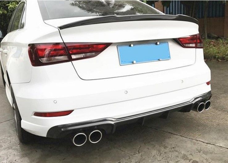 Карбоновий дифузор заднього бамперу для Audi A3 2017- Sedan S-Line під замовлення Carbon356775 356775 фото Карбоновий дифузор заднього бамперу для Audi A3 2017- Sedan S-Line під замовлення Carbon356775 356775 фото