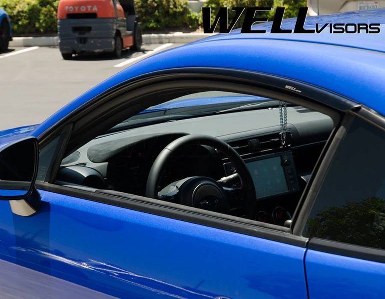 Дефлектори вікон для Subaru BRZ, Toyota GR86 2022- Premium Series WELLvisors 3-847TY069 403480 фото
