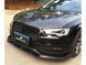 Карбоновий дифузор переднього бамперу для Audi A3 2012-2017 Hatchback під замовлення Carbon356716 356716 фото 1