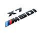 Автологотип шильдик эмблема надпись BMW X7M50i black глянец на крышку багажника 418317 фото 5