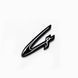 Автологотип шильдик эмблема надпись Porsche 4 New Black черный глянец 425795 фото 1