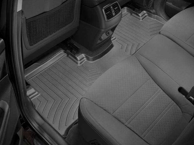 3D килимки для Kia Sorento 2015-2020 чорні задні WeatherTech 447702 46389 фото