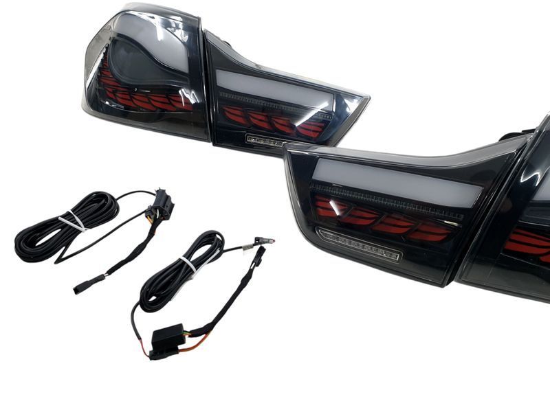 Задние фонари (стиль CS Smoke V2) на BMW 4 F32, F33 2013-2020 429278 фото
