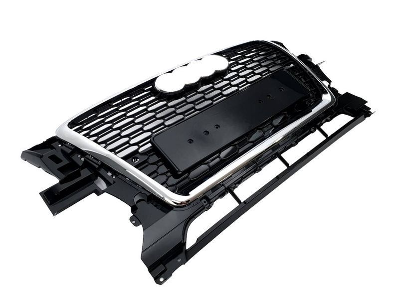 Решетка радиатора на Audi Q5 2008-2012 в стиле RSQ5 80A Chrome Black 427352 фото