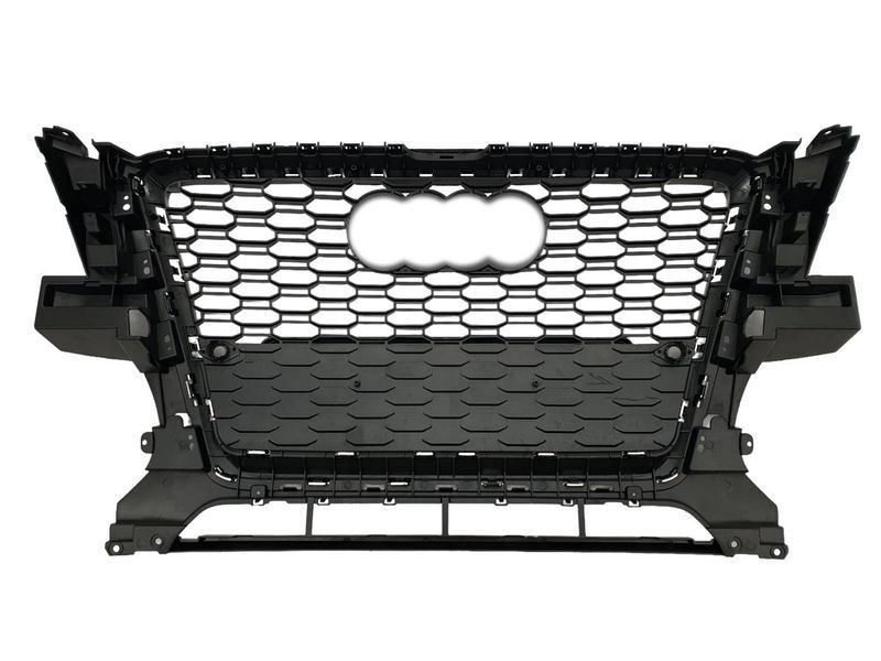 Решетка радиатора на Audi Q5 2008-2012 в стиле RSQ5 80A Chrome Black 427352 фото