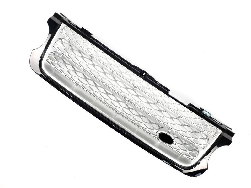 Решітка радіатора на Land Rover Range Rover 2010-2013 Silver Black 427719 фото