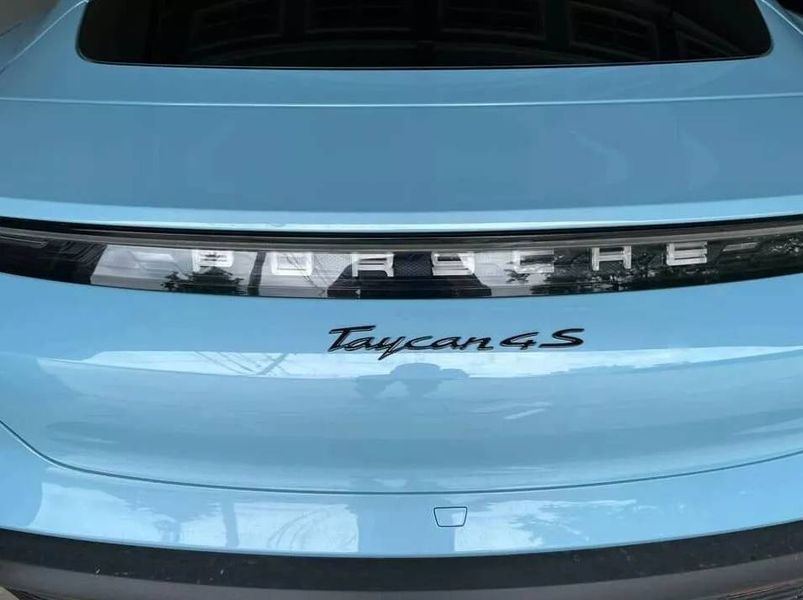 Автологотип шильдик эмблема надпись Porsche 4 New Black черный глянец 425795 фото