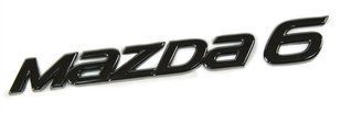 Автологотип напис Mazda 6 чорний глянець 521807 фото
