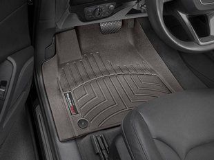 3D килимки для Audi Q7, Q8 2016- какао передні WeatherTech 478871 46147 фото