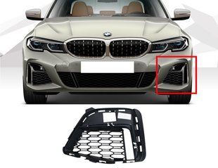 Решетки в бампер Черный глянец LH (М-пакет) на BMW 3 Series G20/G21 2018-2022 года 523045 фото