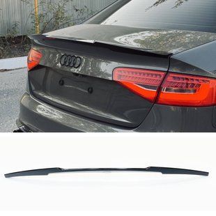 Спойлер на Audi A4 B8 2007-2015 M4 Style чорний глянець 431165 фото