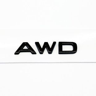 Автологотип эмблема надпись Lexus AWD 2021- Черный глянец 523204 фото