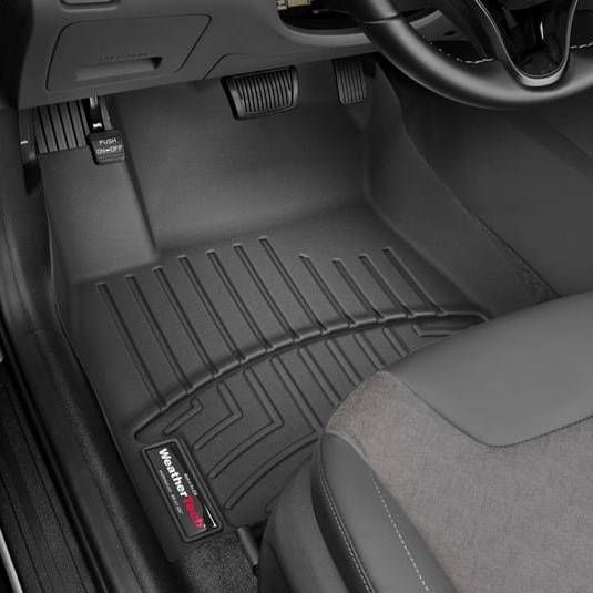 3D коврики для Kia Niro 2017-2022 черные передние WeatherTech 4410361 141658 фото