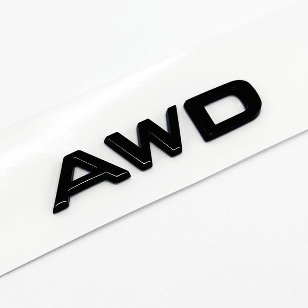 Автологотип эмблема надпись Lexus AWD 2021- Черный глянец 523204 фото