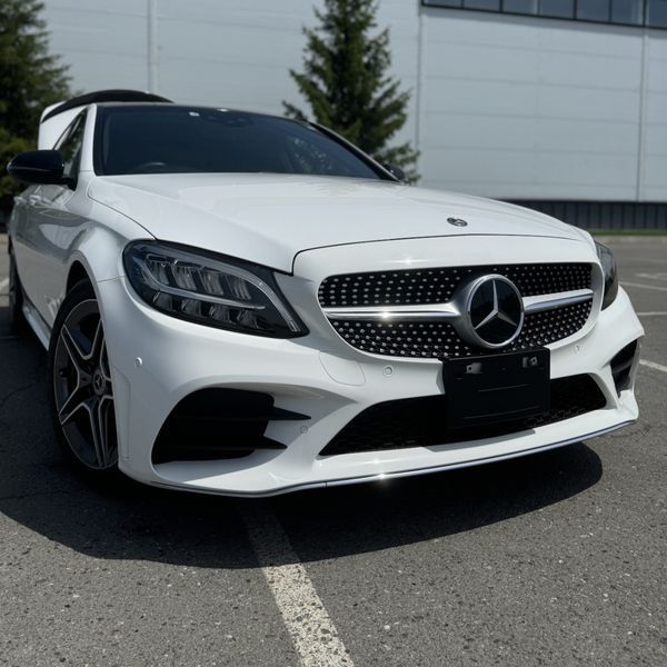 Решетка радиатора на Mercedes C-class W205 2018-2021 Diamond Silver под камеру 427442 фото Решетка радиатора на Mercedes C-class W205 2018-2021 Diamond Silver под камеру 427442 фото