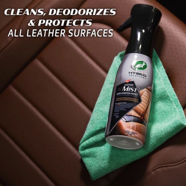 Детейлінговий спрей для шкіри з маслами Turtle Wax Mist Leather Clean Condition 591 мл 340912 фото