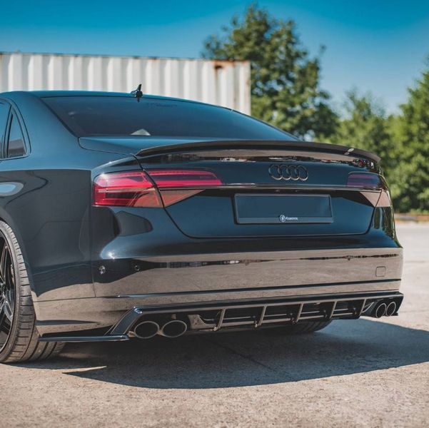Автологотип черная эмблема Audi A8 2010-2018 D4 Black Edition на крышку багажника 4H0853742HT94 232918 фото