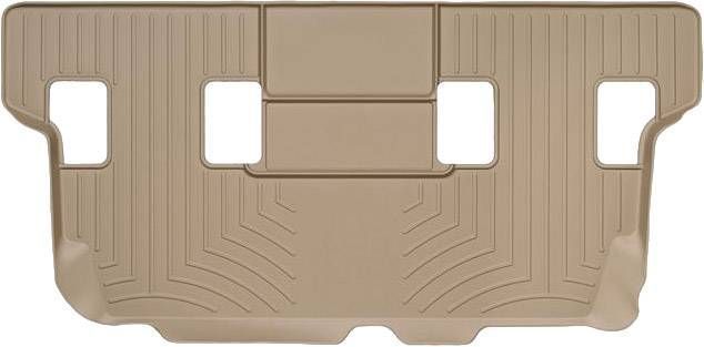3D килимки для Ford Expedition, Lincoln Navigator 2011-2017 бежеві 3 ряд Bench Seats WeatherTech 451074 263095 фото