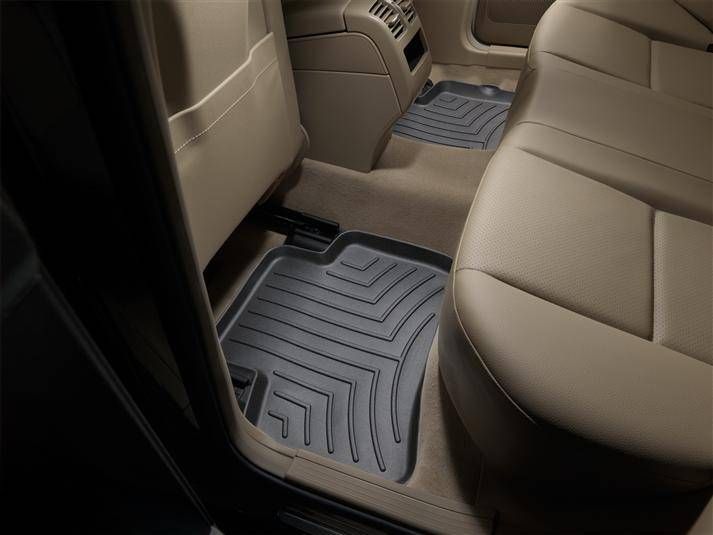 3D килимки для Mercedes GLK-class X204 2009-2015 чорні задні WeatherTech 442102 46628 фото