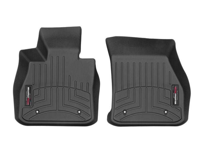3D килимки для Mini Clubman F54 2015- чорні передні WeatherTech 448711 98289 фото