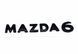 Автологотип напис Mazda 6 new чорний глянець 522787 фото 2