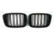 Решітка радіатора на BMW X3 G01 2018-2022 M-Look Black Matt 429090 фото 3