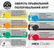 Полировочный круг Chemical Guys Green Hex-Logic Quantum Heavy Cutting Pad 5" / 125мм средней жесткости одношаговый 408597 фото 2